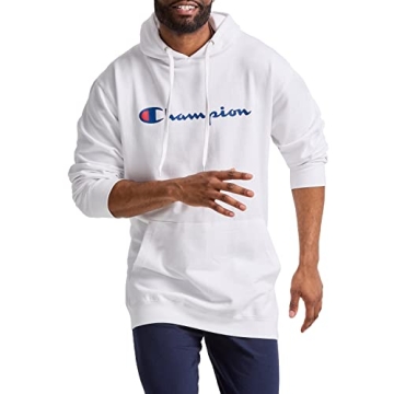 Champion Men's Powerblend Fleece Hoodie - Comfortable Sweatshirt Size Medium