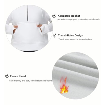 Stylish Women's Fleece Half Zip Hoodie with Pockets