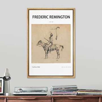 SIGNLEADER Vintage Native American Portrait Canvas Wall Art - 16"x24"