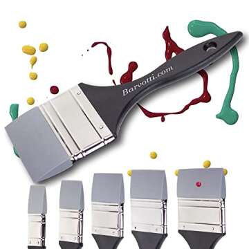 Barvotti Silicone Color Shaper Brush - Ideal for Precision Painting