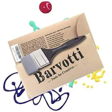 Barvotti Silicone Color Shaper Brush - Ideal for Precision Painting