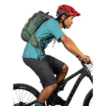 Osprey Raptor 14L Men's Biking Backpack with Hydraulics Reservoir, Black