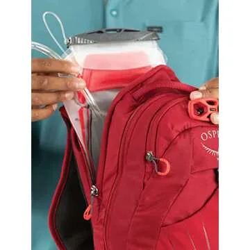 Osprey Raptor 14L Men's Biking Backpack with Hydraulics Reservoir, Black