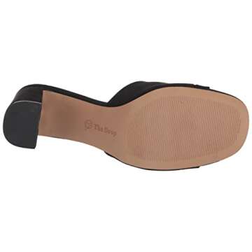 The Drop Women's Pattie High Block-Heeled Mule Sandal