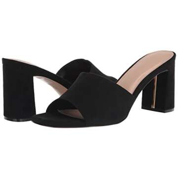 The Drop Women's Pattie High Block-Heeled Mule Sandal