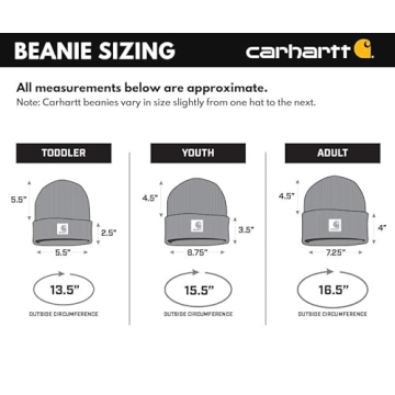 Carhartt Kids' Acrylic Cold Weather Hat in Blaze Orange