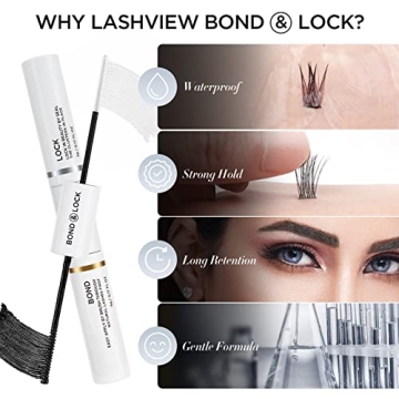 Durable LASHVIEW Cluster Lash Glue for Incredible Lash Looks