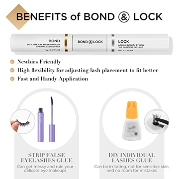 Durable LASHVIEW Cluster Lash Glue for Incredible Lash Looks