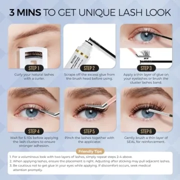 Durable LASHVIEW Cluster Lash Glue for Incredible Lash Looks