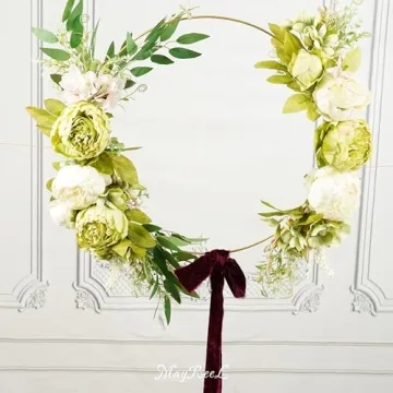 MAYREEL Burgundy Velvet Ribbon for Weddings and Crafts