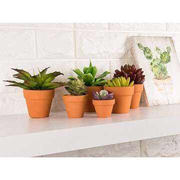 Juvale 10-Pack 1.5-Inch Mini Terracotta Plant Pots for Succulents