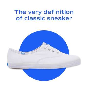 Keds Women's Champion Lace Up Sneaker, Navy Canvas, 13 Wide