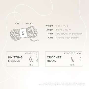 Lion Brand Yarn Homespun Yarn, Soft Bulky Yarn for Knitting, Crocheting, and Crafting, 1 pack, Lagoon