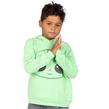 STAR WARS The Mandalorian The Child Toddler Boys Cosplay Hoodie Green 5T