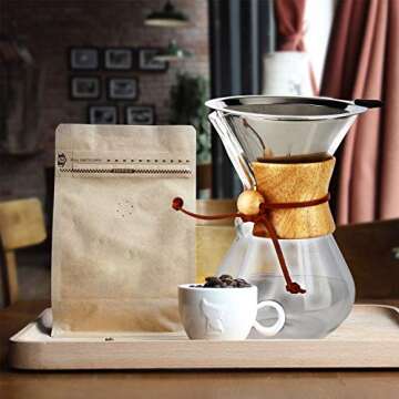 OAMCEG Pour Over Coffee Maker for Richer Flavor