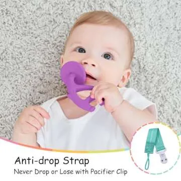 Mombella Baby Silicone Teether for Infants 3-12 Months