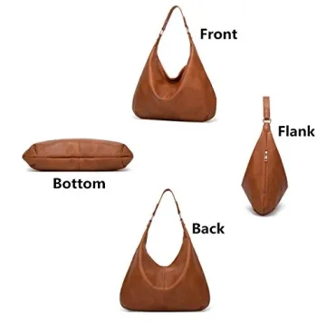 Stylish Ashioup Hobo Bags for Women Vegan Leather Purse