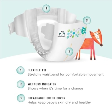 Mama Bear Gentle Touch Diapers - Hypoallergenic & Eco-Friendly