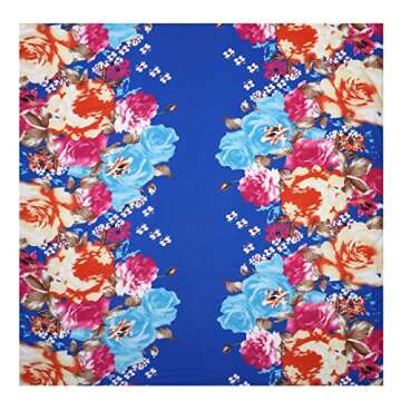 Ayliss Womens Swimwear Chiffon Printed Cover up Beach Sarong Pareo Bikini Swimsuit Wrap (#19 (57"*55"))