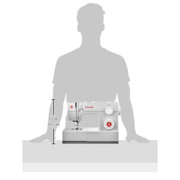 SINGER Heavy Duty 4423 High Speed Sewing Machine with Accessory Kit | Strong Motor With Enhanced Piercing Power, 97 Stitch Applications, Full Metal frame, 1-step Buttonhole & LED Light