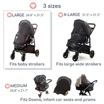 Adjustable SPF 30+ Stroller Sun Shade by IntiMom