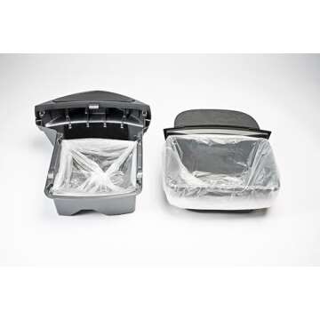 Generic 100 count litter box bags liners compatible with Litter Box Robot 3 and Robot 4, waste drawer liners, Specifically Designed for Your Automatic Litter cat litter box, Clear