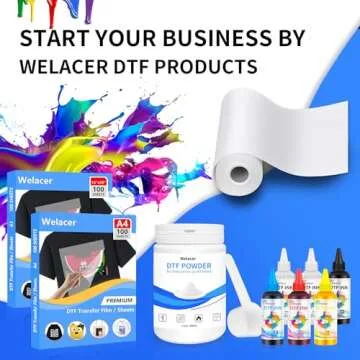 25 Sheets DTF Transfer Film for Easy Fabric Printing
