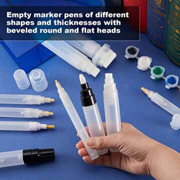 10 Refillable Paint Markers for All Art Projects