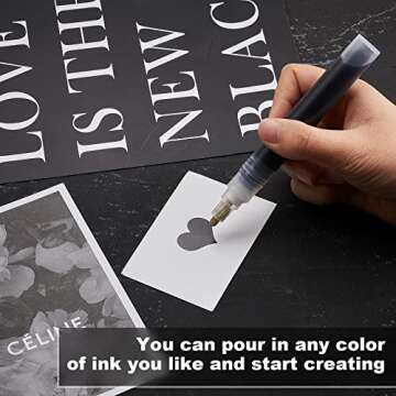 10 Refillable Paint Markers for All Art Projects