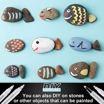 10 Refillable Paint Markers for All Art Projects