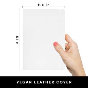 PAPERAGE Blank Journal Notebook - Elegant & Practical