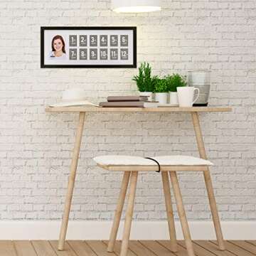 Malden School Years Photo Wall Collage Frame - 13 Photos