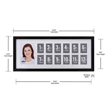 Malden School Years Photo Wall Collage Frame - 13 Photos