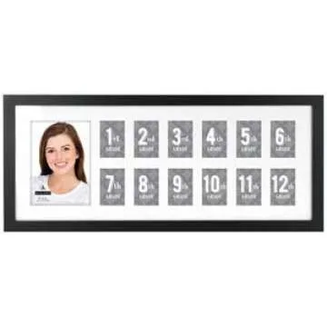 Malden School Years Photo Wall Collage Frame - 13 Photos