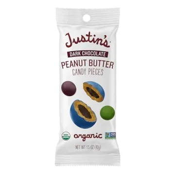 Justin’s Dark Chocolate Peanut Butter Candy Pieces 12-Pack