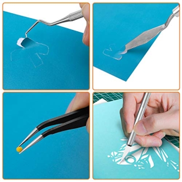 Famomatk 23PCS Weeding Tools Set for Crafting Excellence