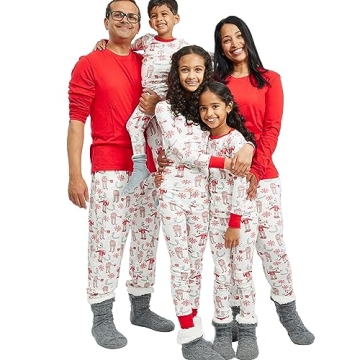 Cozy HonestBaby Family Matching Holiday Pajamas Set - Organic Cotton