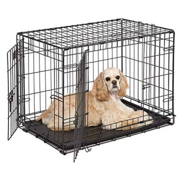 MidWest iCrate - Secure Double Door Dog Crate with Features