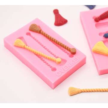 Graduation Tassel Mold Graduation Tassel Cookie Cutters Graduation Cupcake Toppers Graduation Chocolate Candy Fondant Mold for Graduation Party Supplies