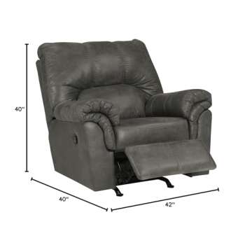 Signature Design Bladen Faux Leather Rocker Recliner