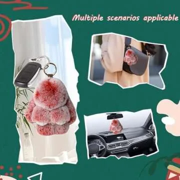 BOVVSKY Plush Bunny Keychain with Gift Box