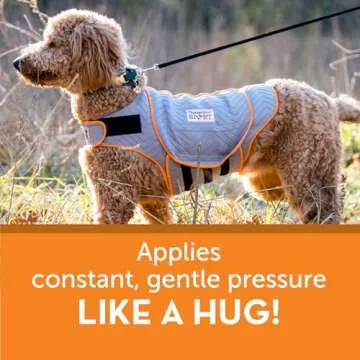 ThunderShirt for Dogs, X Large, Platinum Sport - Dog Anxiety Relief Calming Vest