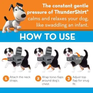 ThunderShirt for Dogs, X Large, Platinum Sport - Dog Anxiety Relief Calming Vest