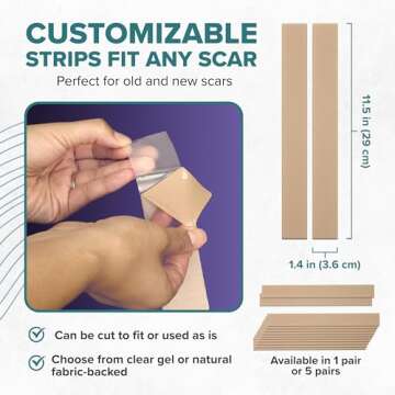Premium Silicone Scar Sheets for Post-Surgery Recovery