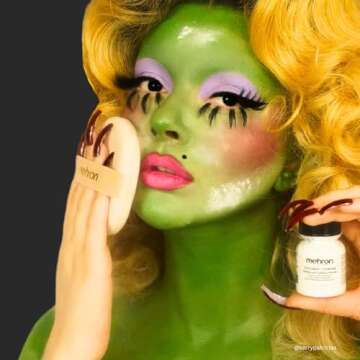 Mehron Makeup Colorset Powder | Translucent Powder Setting Powder | Face Powder For Special Effects, Halloween, & Film 2 oz (60 g)