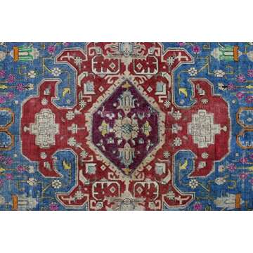 Noori Rug Vintage Distressed Overdyed Andie Area Rug - A Timeless Statement Piece