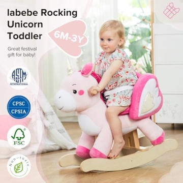Labebe Baby Rocking Horse Toy for 6 Months to 3 Years