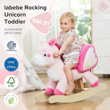 Labebe Baby Rocking Horse Toy for 6 Months to 3 Years
