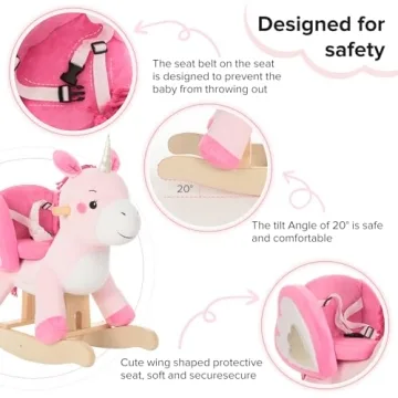 Labebe Baby Rocking Horse Toy for 6 Months to 3 Years
