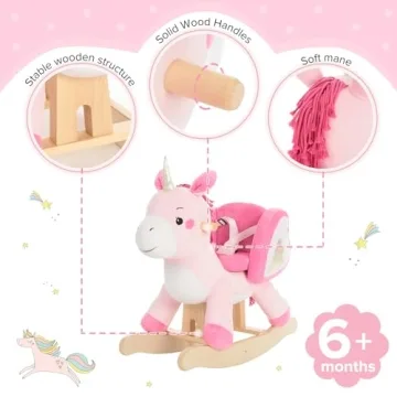 Labebe Baby Rocking Horse Toy for 6 Months to 3 Years